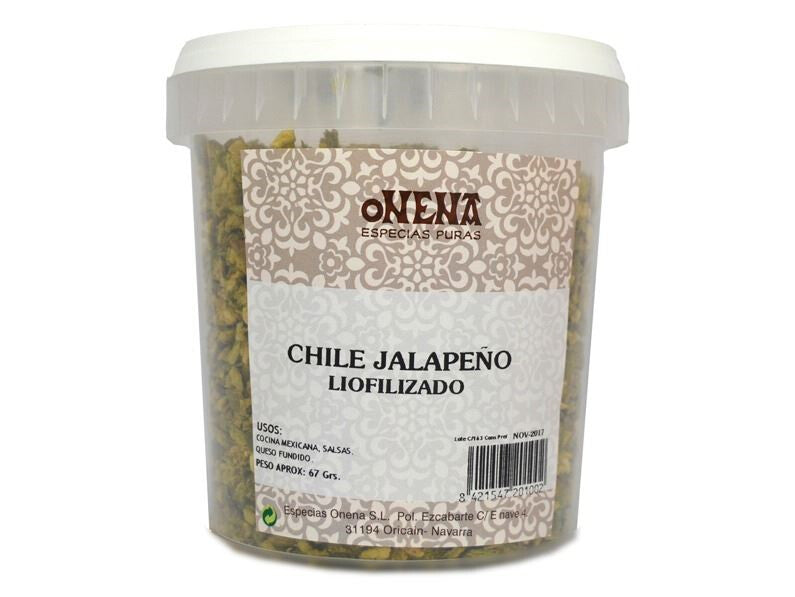 CHILE JALAPEÑO LIOFILIZADO 65GR