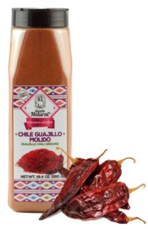 Chile Seco Guajillo en Polvo Bote 550g