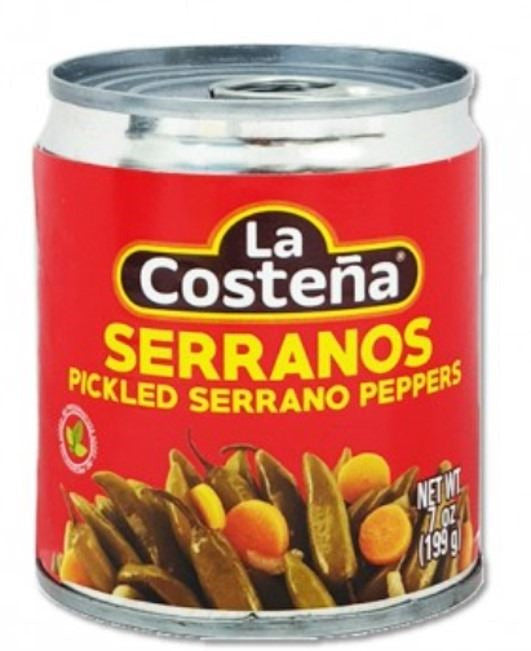 Chiles Serranos - La Costeña Lata 199g