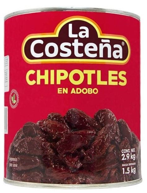 Chipotle Adobado - La Costeña Lata 2,9kg