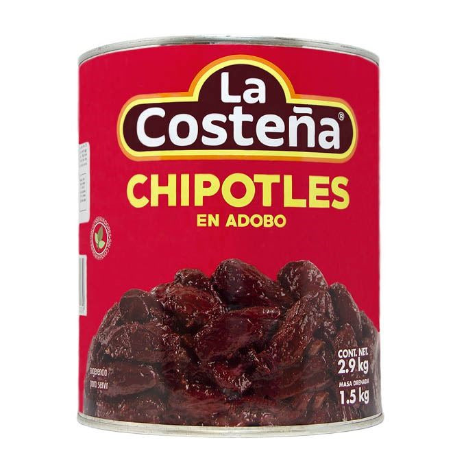 Chipotles Adobados Lata 380Gr Y 2,8Kg
