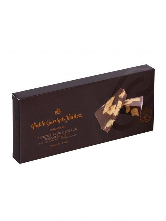 Chocolate Con Leche Con Turrón De Jijona Delicatessen 200 G Nuevo
