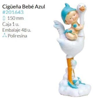 Cigüeña Bebe Azul