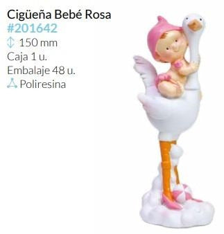 Cigüeña Bebe Rosa
