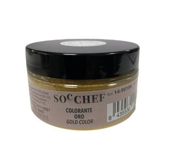 Colorante Mineral Oro Polvo - Bote 25gr SOC CHEF