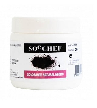 Colorante Natural Negro - Bote 20gr SOC CHEF