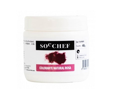 Colorante Natural Rosa - Bote 40gr SOC CHEF