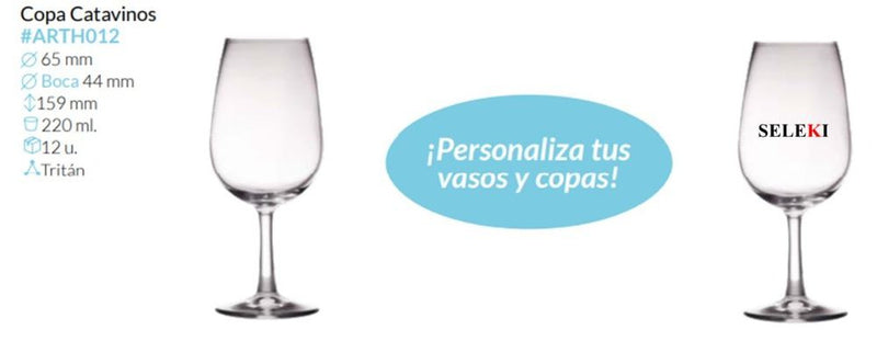 Copa Catavinos 220 Ml Caja 12 Unid