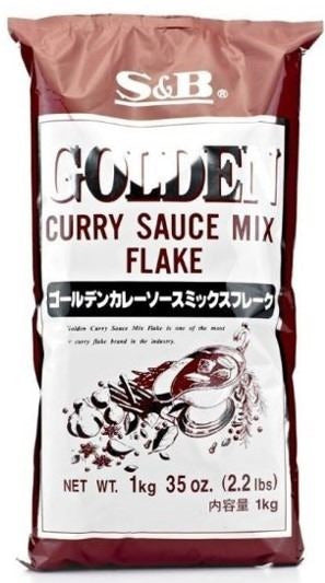 Copos de Curry Golden Curry 1kg S&D