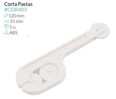 Corta Pastas Plastico 120 X35 Mm
