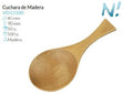 Cuchara Madera Ø 45 Mm X 90 Mm Pack 50 Un.