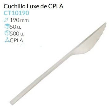 Cuchillo Luxe De Cpla 190 Mm Caja 50 Unidades