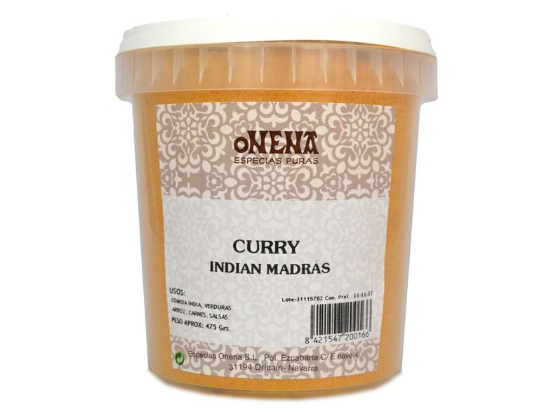 CURRY INDIAN MADRÁS 475GR