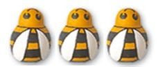 DECO CHOCOLATE  ABEJITA 19 x 14 mm -3