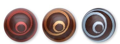 Deco Chocolate  Bola, Chn Cintas Ø30 mm (1X)