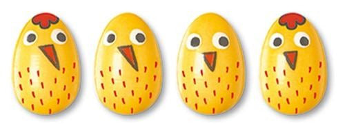 DECO CHOCOLATE  HUEVO PEQUEÑO, POLLITO 40 x 26 mm -2