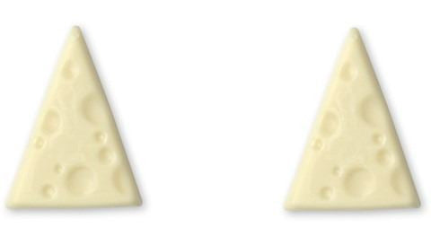 Deco Chocolate  Porción Queso 37 X 50 mm (2X)