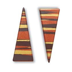 Deco Chocolate  Punta, Stripes   60 X 23 Mm (2X)