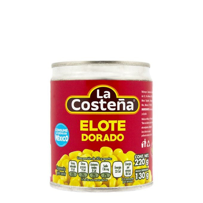 Elote Dorado Entero lata 220gr.