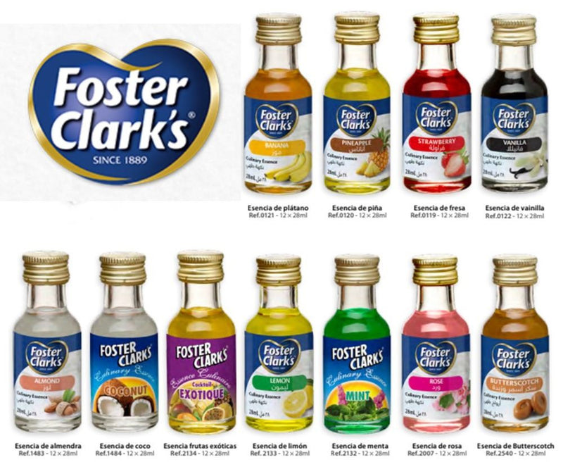 Esencias culinarias  Foster Clark  28Ml (varios sabores)