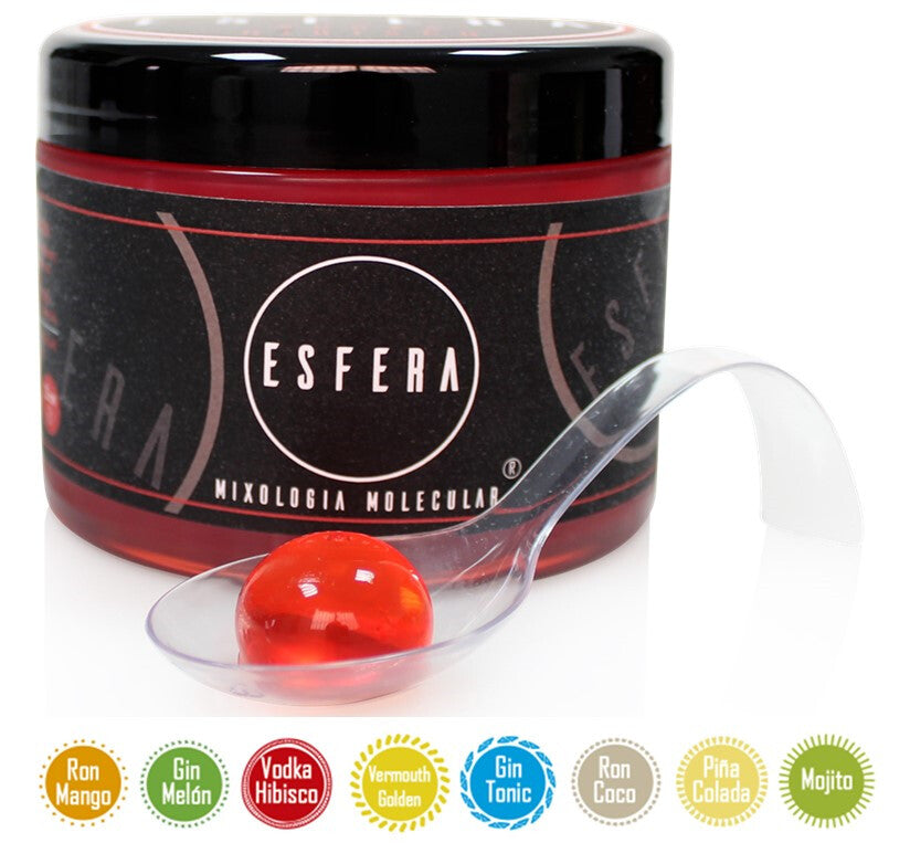 Tarrina Esferificaciones de 2,5cm de 30 uds. Diferentes sabores