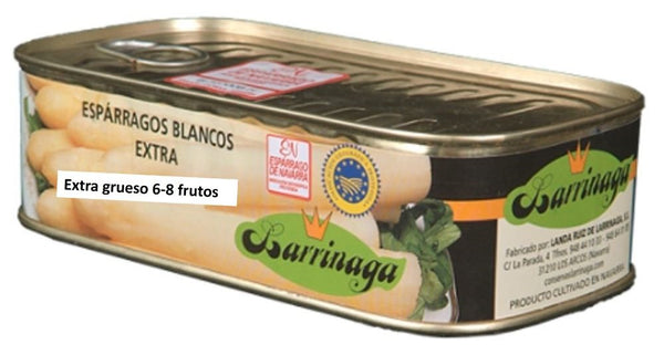 Esparrago grueso 6-8 frutos 24 latas de 1/2Kg