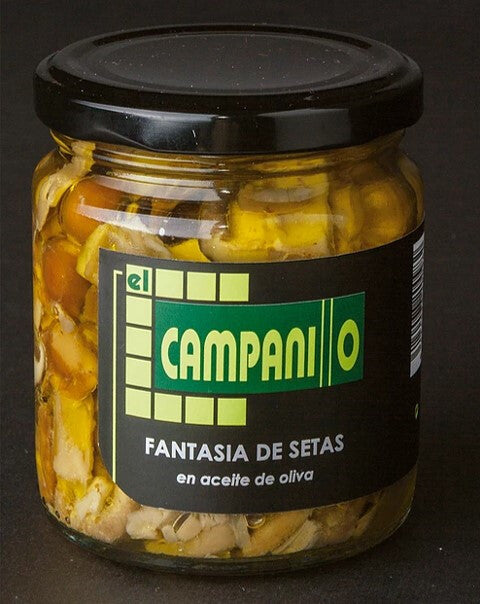 Fantasia De Setas Primera en Aceite de Oliva 150 gr peso escurrido