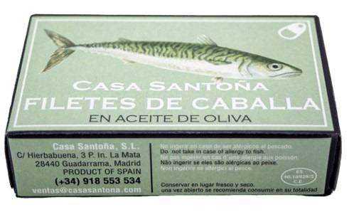 Filetes De Caballa 125 Gr - Lomos/Ud