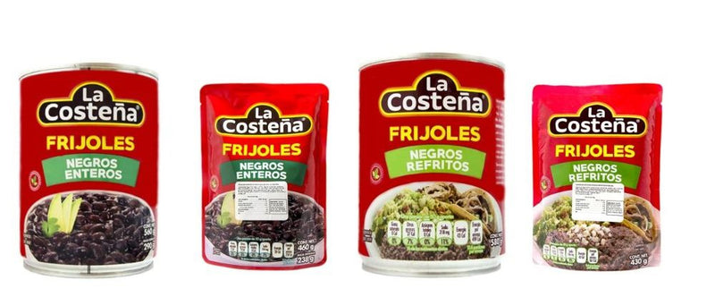 FRIJOLES NEGROS 560gr Y 3kg