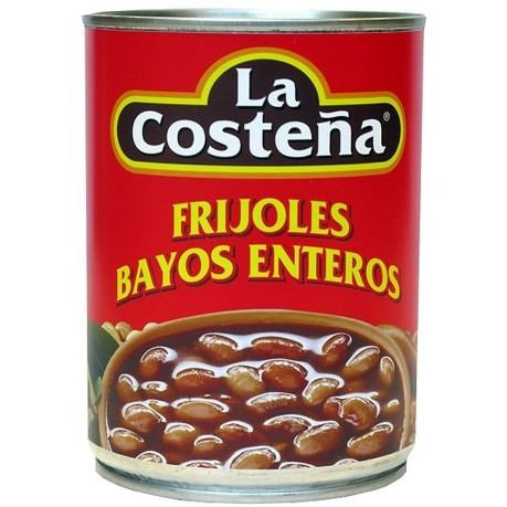 Frijoles Bayos Enteros - La Costeña Lata 560g