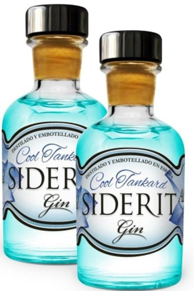Ginebra Miniatura Siderit 5 cl Cool Tankard triple destilacion 43%vol