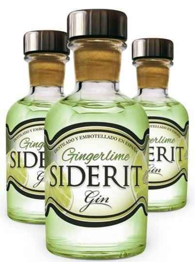 Ginebra Miniatura Gingerlime con Jengibre, Lima y Cardamomo Siderit (5cl)