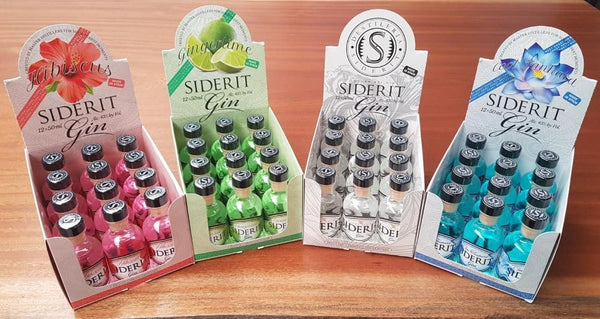 Ginebras Miniaturas Siderit cajas surtidas