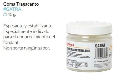 Goma Tragacanto 40G