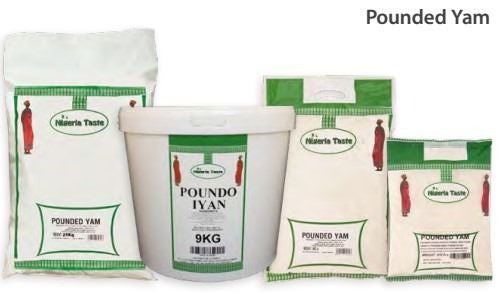 Harina de ñame Pounded yam Nigeria taste (varios tamaños)