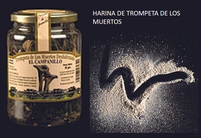 Harina De Trompeta De Los Muertos Dehidratada - Formato Bote PET 700grs. y 1000grs