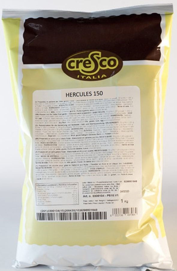 Base Hercules 150 (1kg) - Elaboración de Helados con Base de Leche