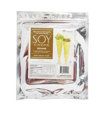 Hoja de Soja con Sésamo para Makis MAMEMORI (78gr) - Paquete 20 hojas