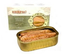 Huevas de caballa en aceite de oliva