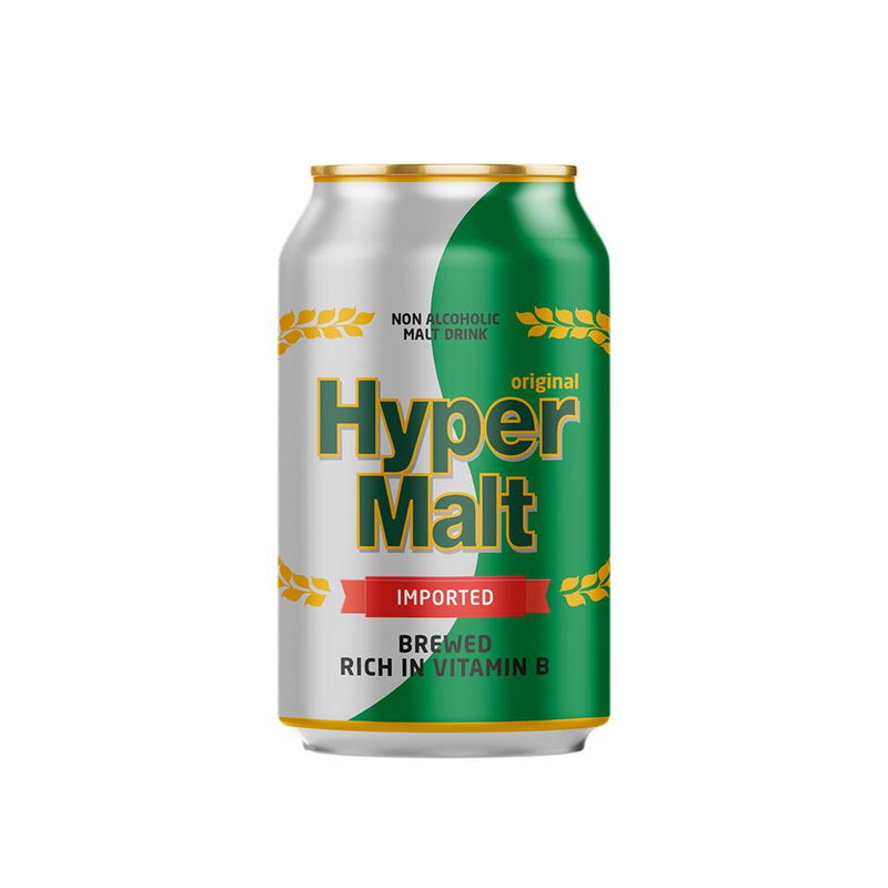Hyper Malt - Bebida de Malta Sin Alcohol (Caja 24 uds. - Lata 33cl.)