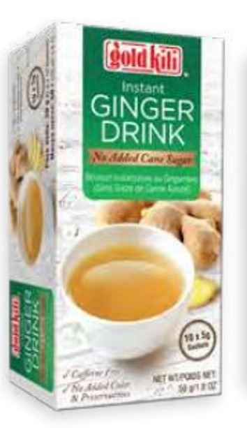 Infusión Gold Kili Jengibre Sin Azúcares Añadidos - Caja 24 uds.