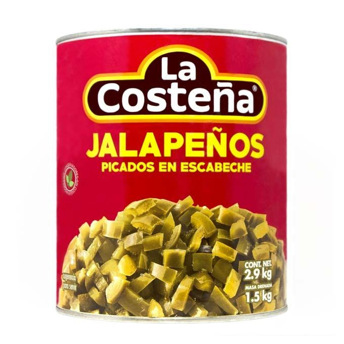 Jalapeños Picados Lata 2,8Kgr.