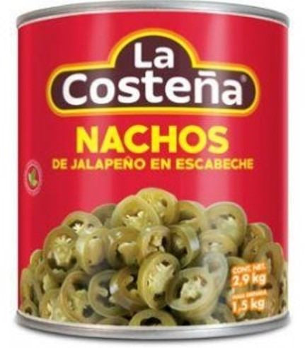 Jalapeños Nachos - La Costeña Lata 2,8kg