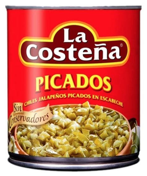 Jalapeños Picados - La Costeña Lata 2,8kg
