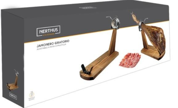 Jamonero con cabezal giratorio