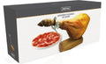 Jamonero de bambú plegable