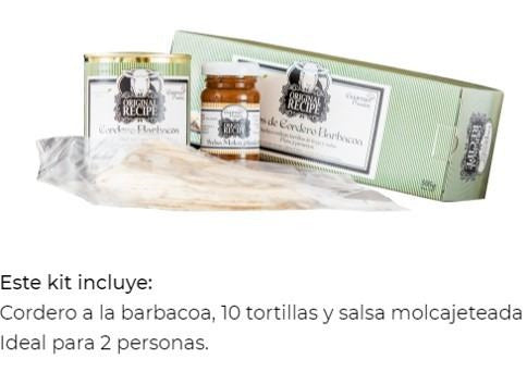 Kit gourmet de  Cordero Barbacoa 505gr