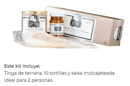 Kit gourmet de  Tinga Beef 540gr