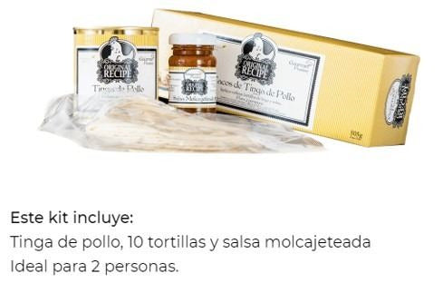 Kit gourmet de  Tinga Chicken 540gr