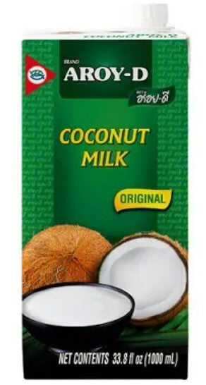Leche De Coco Aroy-D Brick 1L (12un)